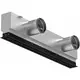 Lijnrooster aluminium met 1 instelbaar patroonblad – 2000 mm – RAL 9005 + geïsoleerd plenum met luchtdebietregelklep