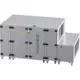 Maxivent WTW luchtbehandelingkasten met tegenstroomwisselaar 7600 m3/h met DX-batterij horizontaal links - PHE 7600 H ODJL T 02