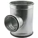 T-stuk Ø 355mm - Ø 355mm voor spirobuis (90°)