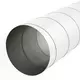 Conduit rigide galvanisé Ø 125 mm longueur 3 mètres - galvanisé - sur mesure RAL9010