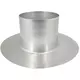 Thermoduct aluminium plakplaat voor dakdoorvoer diameter 250 mm
