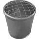 Topsectie open met gaas diameter 350 mm