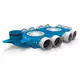 Diffuseur combiné Vent-Axia Uniflexplus 10x Ø90mm avec embout vertical Ø125mm