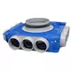 Vent-Axia Uniflexplus subverdeelbox 12 x Ø69mm zijaansluiting met tuit Ø125mm