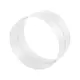 Raccord femelle pour raccords spiralés Ø 200 mm - sur mesure RAL9010
