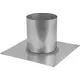 Plaque de sol pour tube diamètre 80 mm - 150 mm hauteur courbure soudée I304