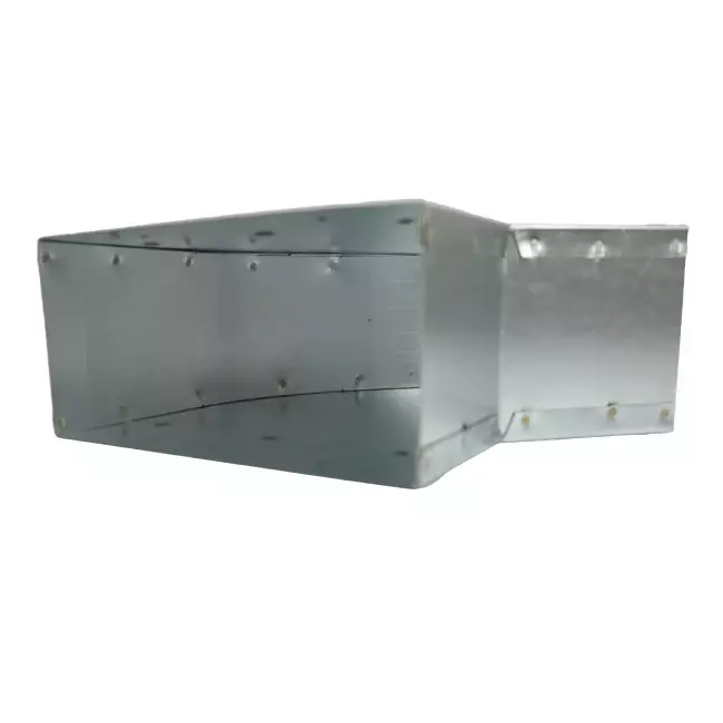 Bocht 45 graden 170x80 mm horizontaal tbv instortkanaal