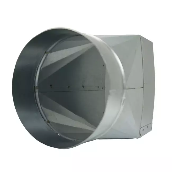 Verloopstuk 170x80 mm naar diameter 150 mm tbv instortkanaal