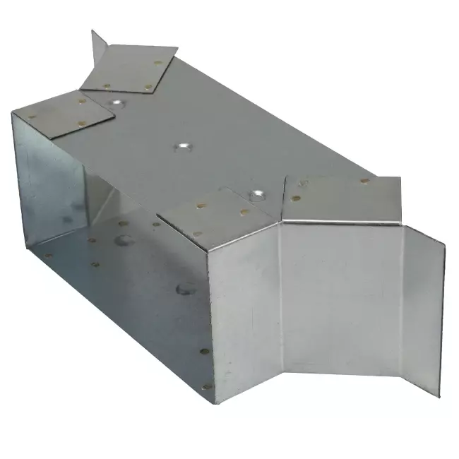 Raccordement latéral 170x80 mm pour tuyau d'évacuation des fumées