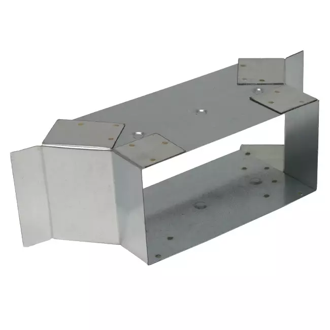Raccordement latéral 170x80 mm pour tuyau d'évacuation des fumées