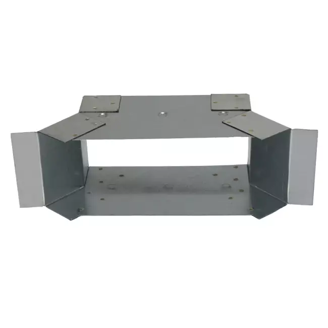 Raccordement latéral 170x80 mm pour tuyau d'évacuation des fumées