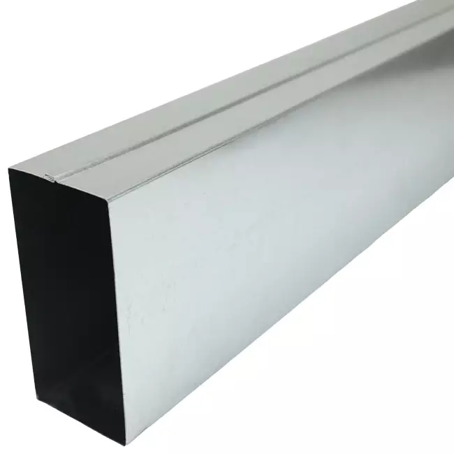 Gegalvaniseerd instortkanaal 170x80 mm met lengte 3000 mm