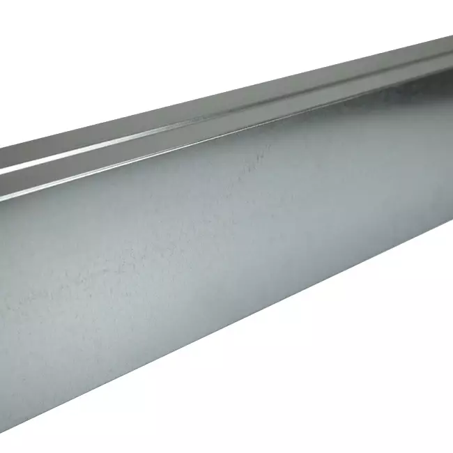 Gegalvaniseerd instortkanaal 170x80 mm met lengte 3000 mm