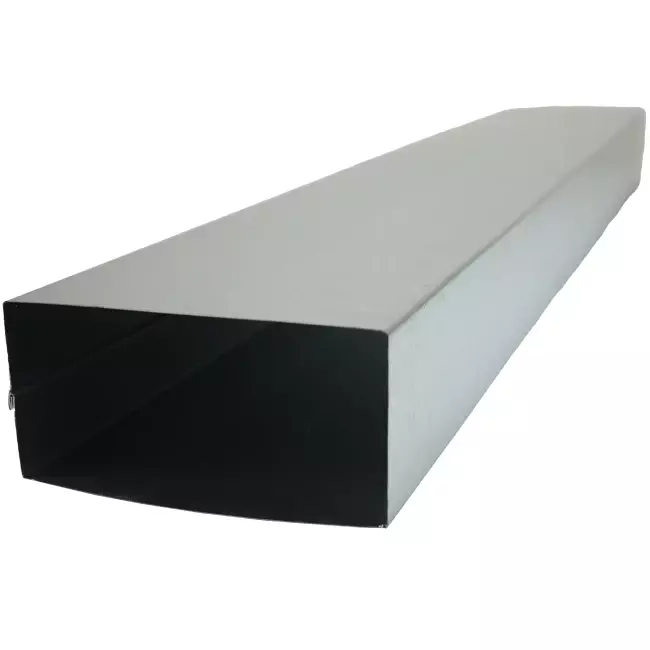 Gegalvaniseerd instortkanaal 170x80 mm met lengte 3000 mm