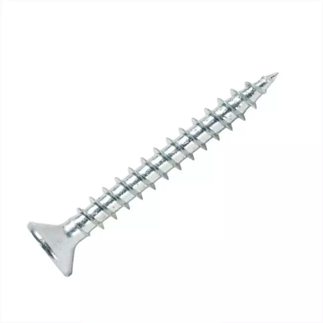 Vis à tête fraisée pour panneaux d'aggloméré 5 x 40 mm - tête cruciforme - Boîte de 500 pièces
