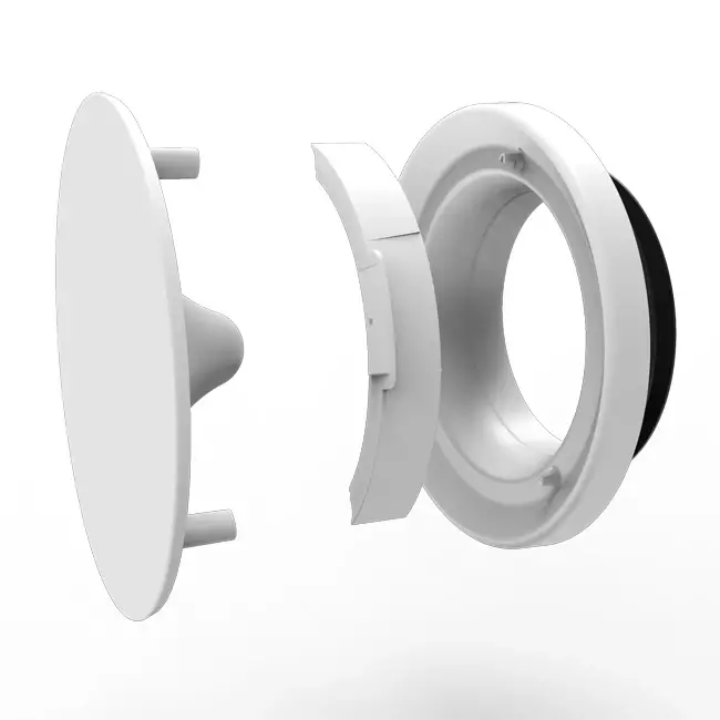 Vent-Axia Uniflexplus RV 100 mm regelbaar toe- en afvoerventiel - wit