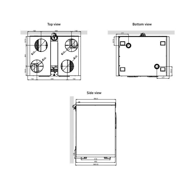Duco WTW unit DucoBox Energy Comfort Plus D350