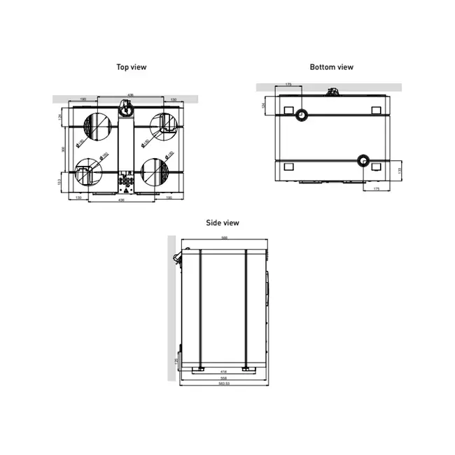 Duco WTW unit DucoBox Energy Comfort D400