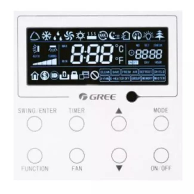 Tosot Premium touchscreenbediening Cassette & Kanaal