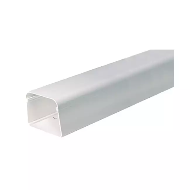 Climaplus airco leidinggoot Montagekanaal 125x75mm, 2 meter RAL 9010 WIT