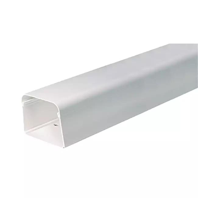 Climaplus airco leidinggoot 2M kanaal 90x65mm RAL 9010 WIT