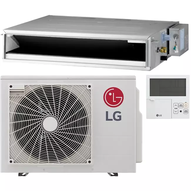 LG Inverter CL18F-Compact Kanaal airco R32 5,0 kW set