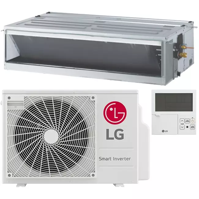 LG Mid static Inverter kanaal airco CM24F-Compact R32 6,8 kW set