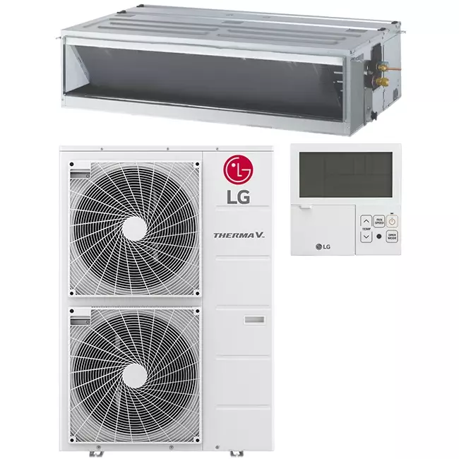 LG Mid static Inverter kanaal airco UM36F-S R32 9,5 kW set