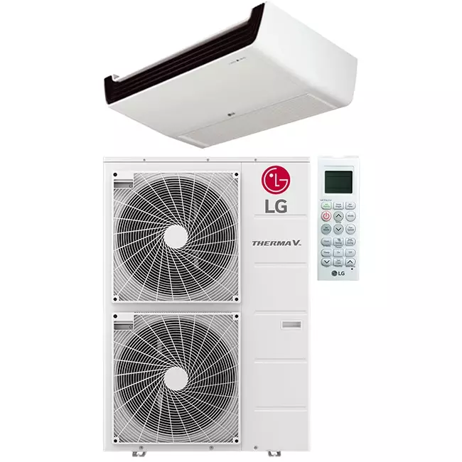 LG Plafond onderbouw Inverter airco UV48F-S R32 13,4 kW set