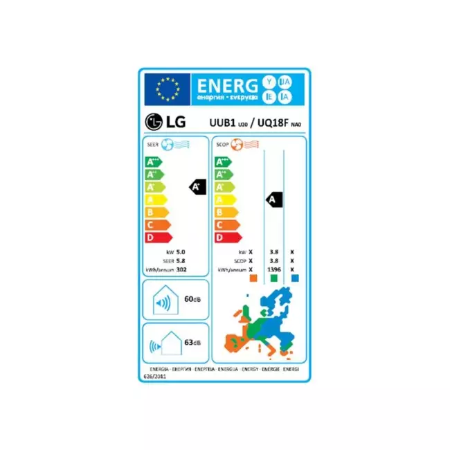 Unité intérieure de climatisation LG Console Wall modèle R32 4.6 kW