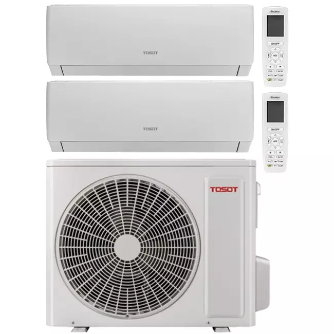 Tosot PULAR Multi split airco Inverter 0912P R32 1x2,5 kW en 1x3,5 kW set
