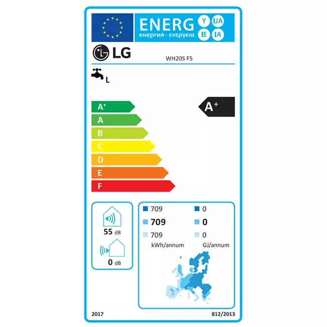 Chaudière à pompe à chaleur LG Inverter 200L 230V - WH20S