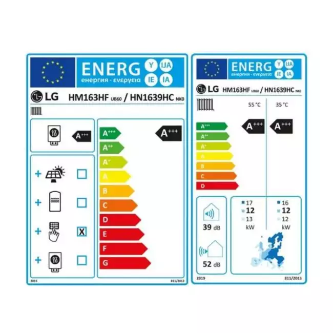 Pompe à chaleur LG Therma-V Monobloc 3 phases R290 16,0 kW