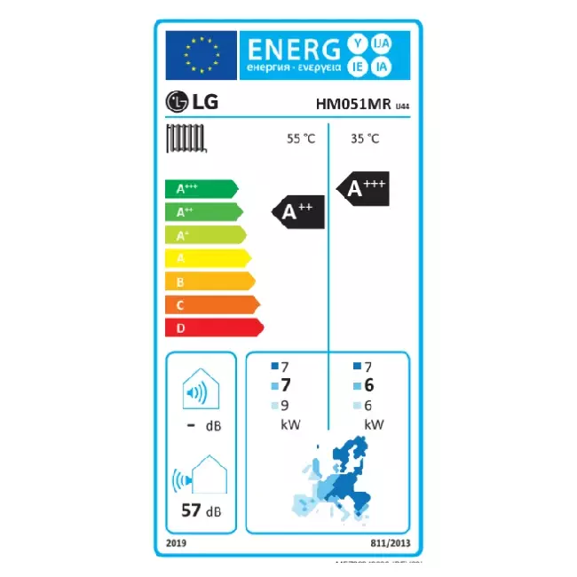 LG Buitenunit Therma-V warmtepomp 5,0kW R32