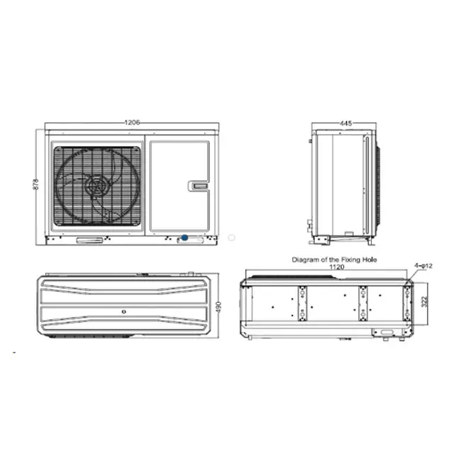 Tosot by GREE Versati IV Pompe à chaleur monobloc 400v R32 12 kW