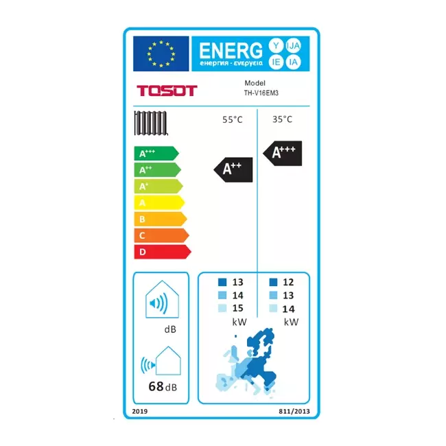 Tosot by GREE Versati IV Pompe à chaleur monobloc 400v R32 16 kW