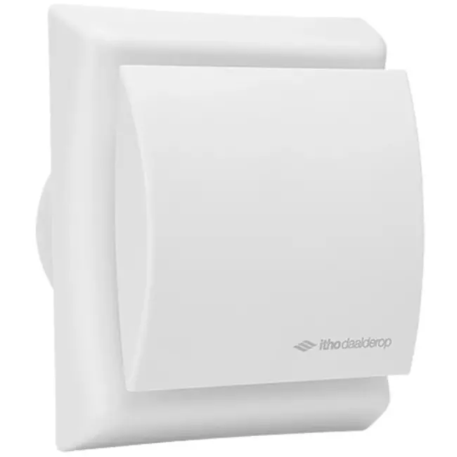 Itho Daalderop badkamerventilator Ø100 mm- wit BTV-N200