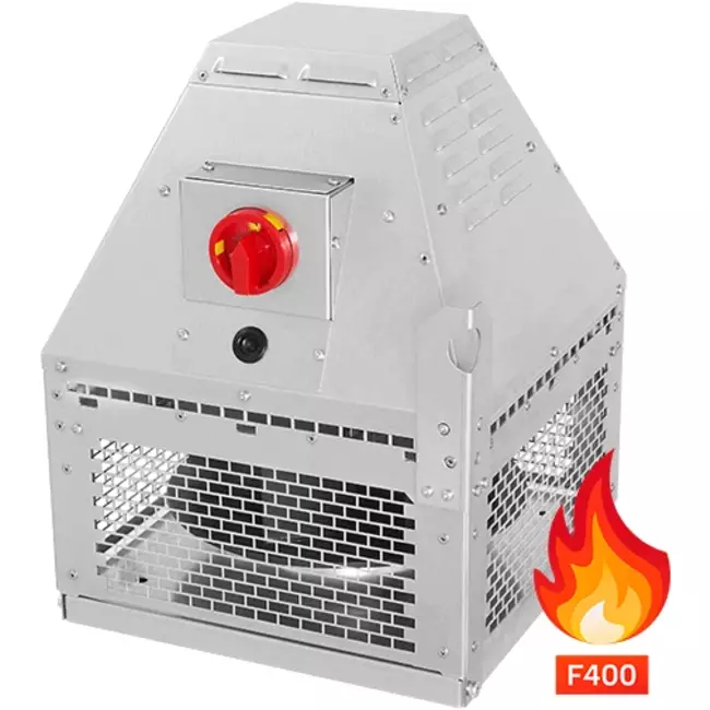 Dakventilator rookgasafvoer horizontaal - DHN 400 D4 F4 30