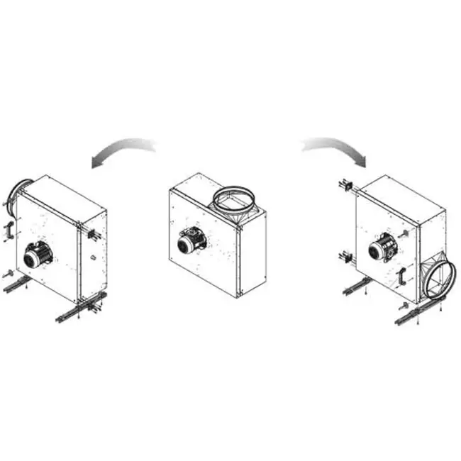 Boxventilator motor buiten luchtstroom - MPS 280 EC 30
