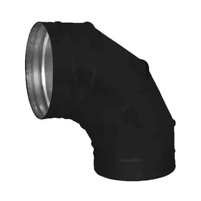 Spiro-Bogen 560 mm 90 Grad (sendz. verzinkt) RAL9005