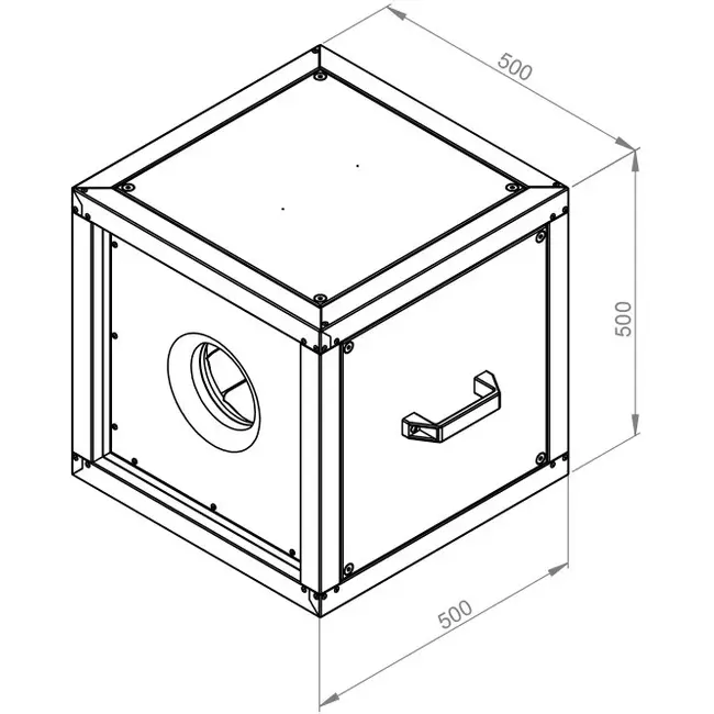 Boxventilator motor buiten luchtstroom - MPC 225 EC T30