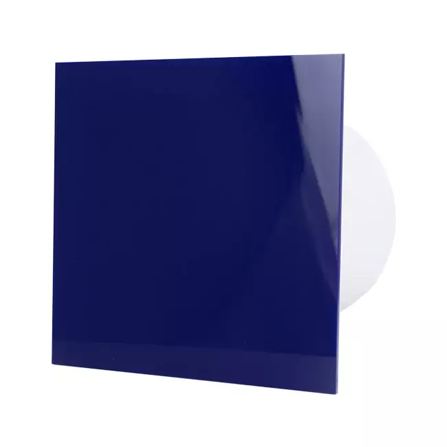 Air Roxy badkamerventilator met aansluitdiameter 125 mm met timer – kunststof front blauw