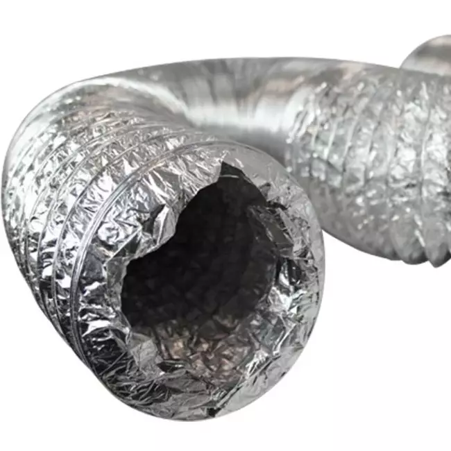 Aludec 200 mm ongeisoleerd flexibele slang - 10 m