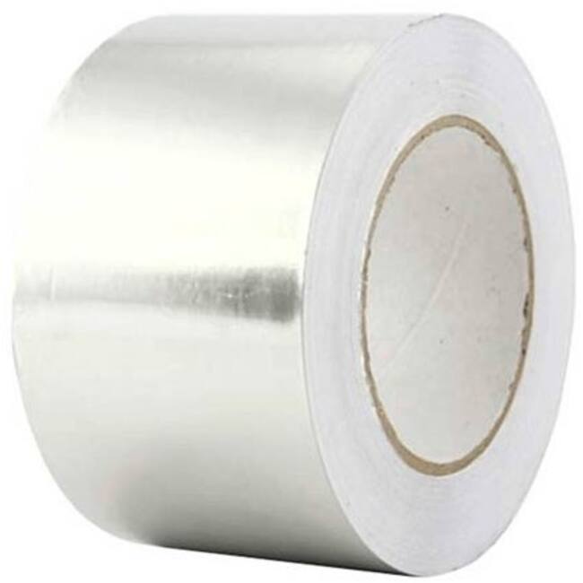 Aluminium tape 75mm (rol 50 m)