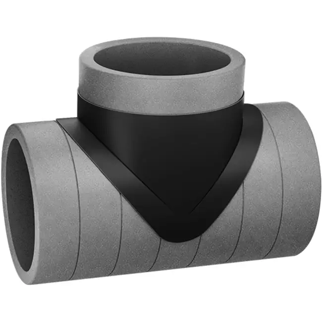 Geïsoleerd T-stuk EPS diameter 160mm