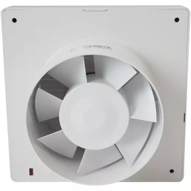 Badkamerventilator Ø 120 mm Wit met automatische sluitklep - luxe X120Z
