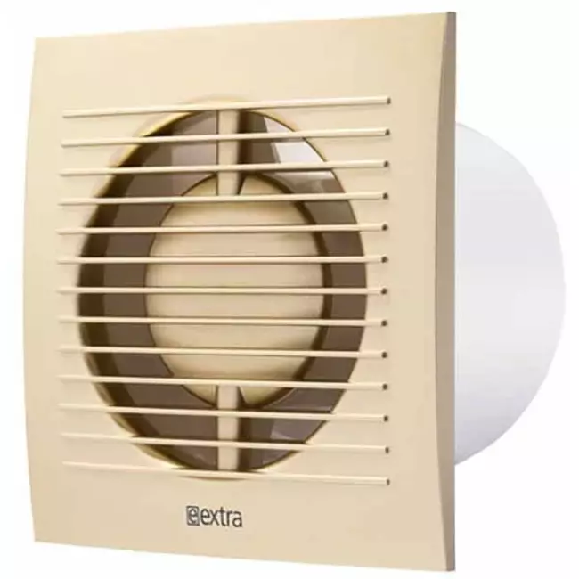 Badkamer ventilator Ø 125 mm Goud met timer en vochtsensor - EE125HTG