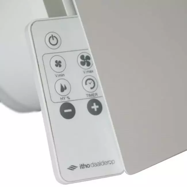 Vmc salle de bain Ø100 mm - Minuterie, capteur d'humidité et télécommande BTV-ssst Supreme