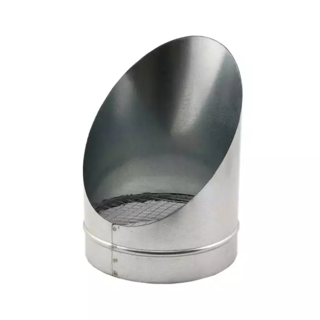 Grille tubulaire à 45 degrés avec diamètre de maille : 560 mm