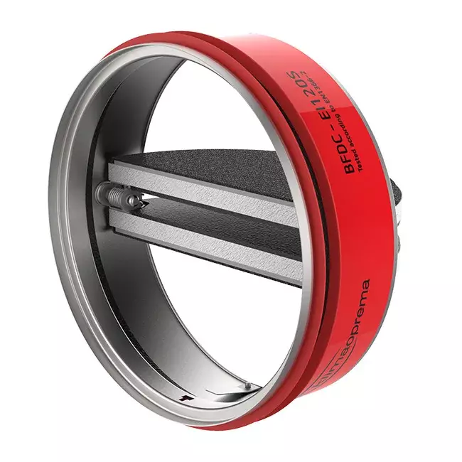 Brandvlinderklep rond 160 mm - E-BFDC EI120S 160